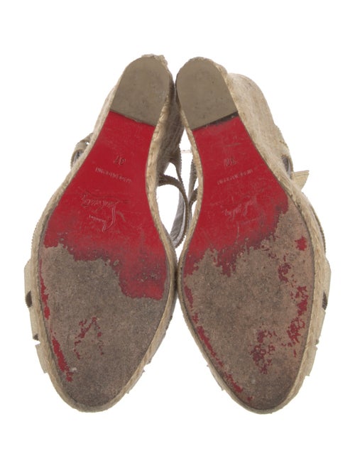 Christian Louboutin Bow Accents Espadrilles
