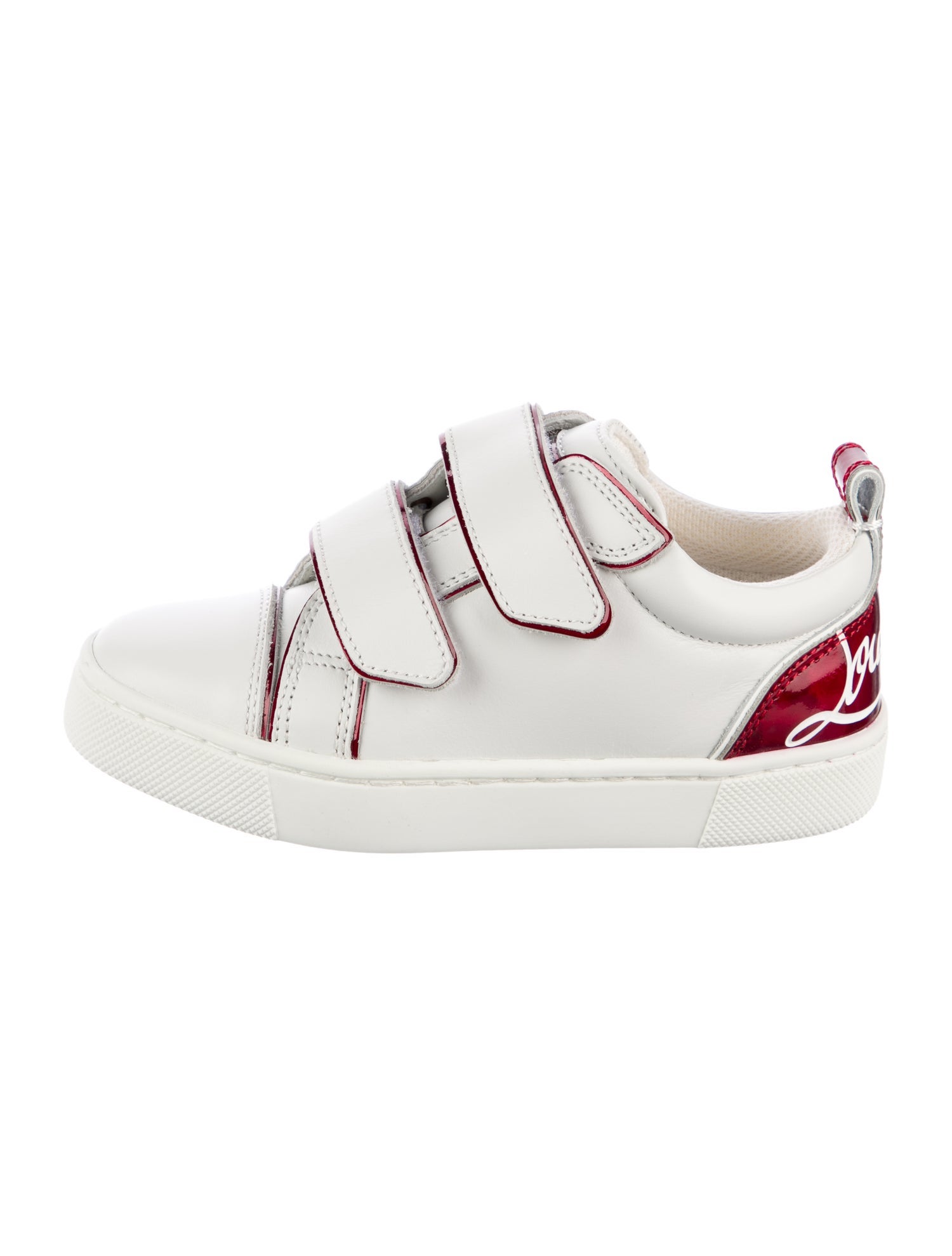 Christian Louboutin Kids Boys' Patterned Metallic Leather Low-Top Sneakers