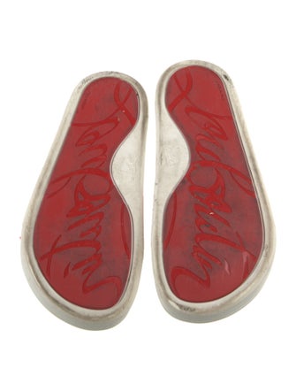 Christian Louboutin Spike Accents Rubber Slides