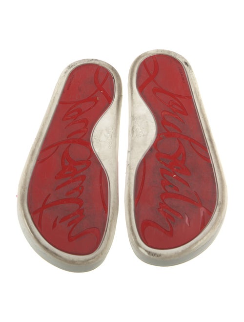Christian Louboutin Spike Accents Rubber Slides