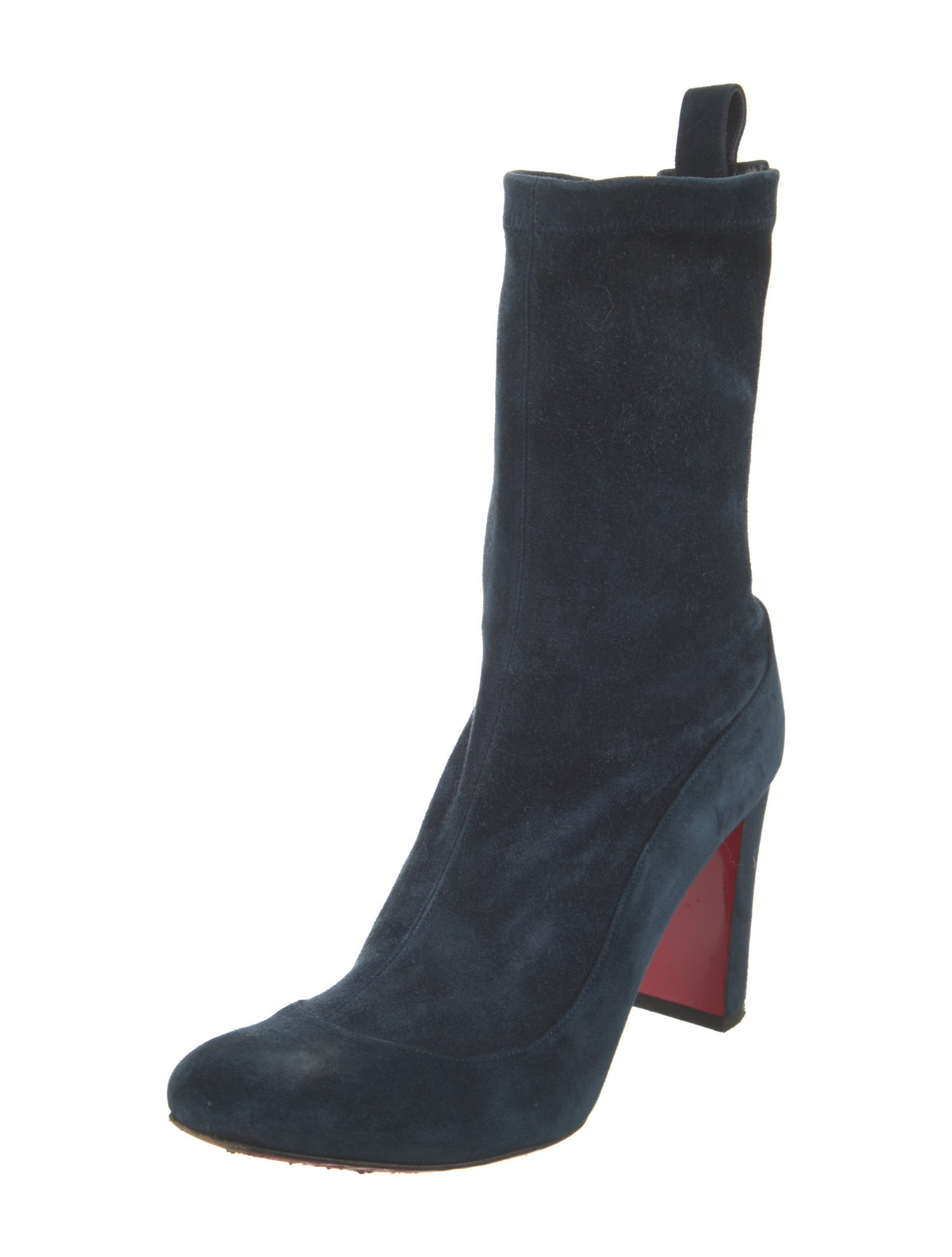 Christian Louboutin Suede Sock Boots