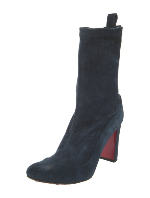 Christian Louboutin Suede Sock Boots