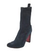 Christian Louboutin Suede Sock Boots