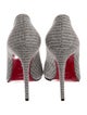 Christian Louboutin Wool Tweed Pattern Pumps