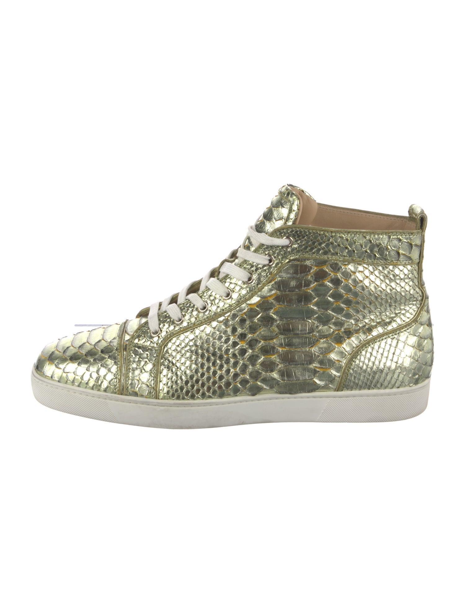Christian Louboutin Python Animal Print Sneakers