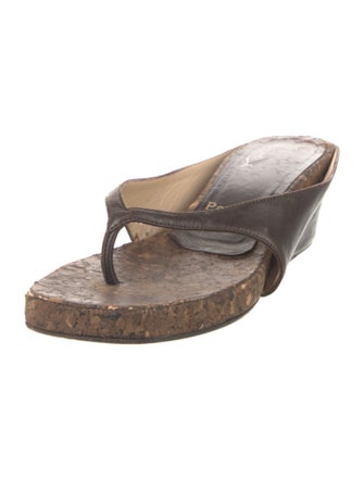 Christian Louboutin Leather Espadrilles