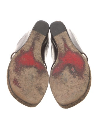 Christian Louboutin Leather Espadrilles