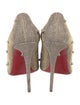 Christian Louboutin Spike Accents Glitter Pumps