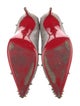 Christian Louboutin Spike Accents Glitter Pumps