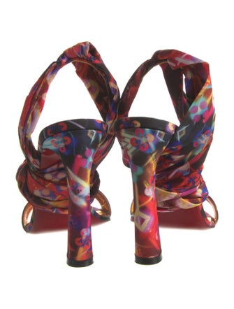 Christian Louboutin Printed Slingback Pumps