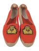 Christian Louboutin Canvas Embroidered Accent Espadrilles