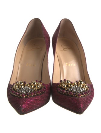Christian Louboutin Beaded Accents Pumps