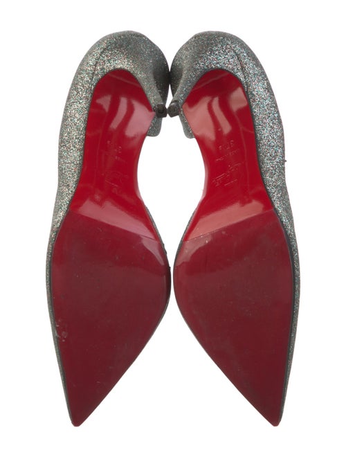 Christian Louboutin Glitter D'Orsay Pumps