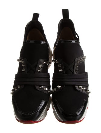 Christian Louboutin Spike Accents Neoprene Sock Sneakers