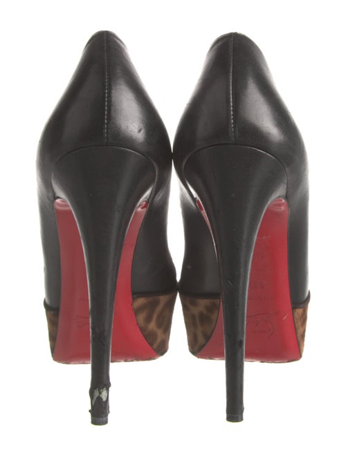 Christian Louboutin Leather Animal Print Pumps