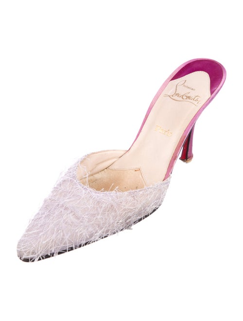 Christian Louboutin Satin Mules