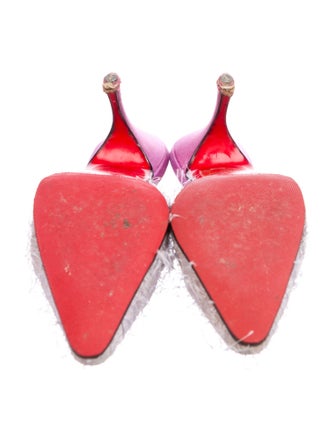 Christian Louboutin Satin Mules