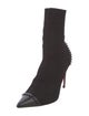 Christian Louboutin Spike Accents Studded Accents Sock Boots