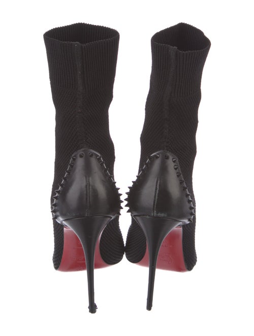 Christian Louboutin Spike Accents Studded Accents Sock Boots