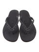 Christian Louboutin Spike Accents Rubber Flip Flops