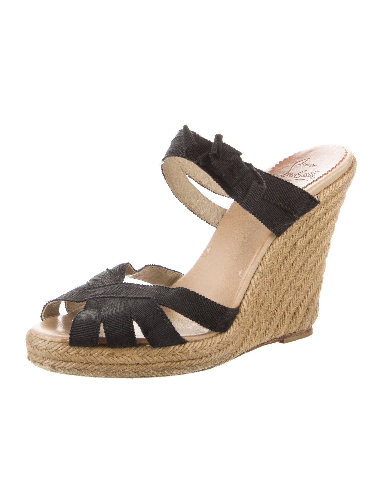 Christian Louboutin Canvas Mules