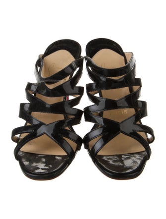 Christian Louboutin Patent Leather Slides