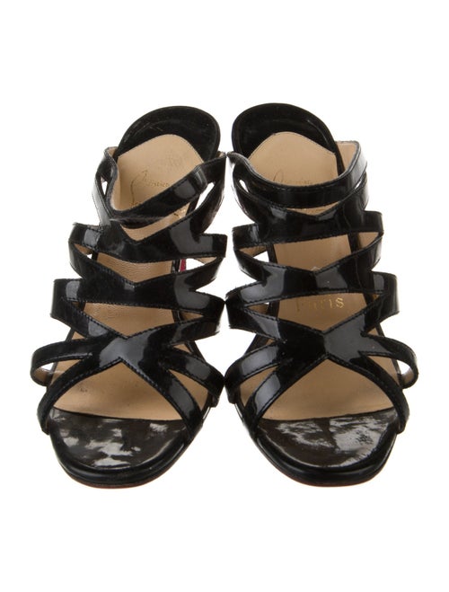 Christian Louboutin Patent Leather Slides