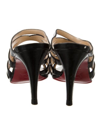 Christian Louboutin Patent Leather Slides