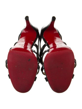 Christian Louboutin Patent Leather Slides