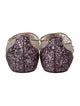 Christian Louboutin Mesh Glitter Accents Ballet Flats