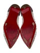 Christian Louboutin Mesh Glitter Accents Ballet Flats