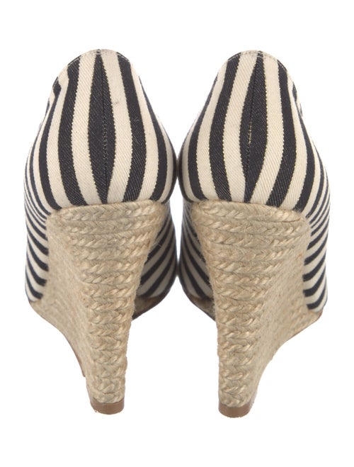 Christian Louboutin Canvas Striped Pumps