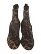 Christian Louboutin Ponyhair Animal Print Chelsea Boots