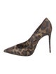 Christian Louboutin Leather Animal Print Pumps
