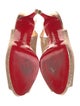 Christian Louboutin Glitter Glitter Accents Slingback Pumps