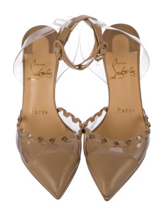 Christian Louboutin Leather Slingback Pumps