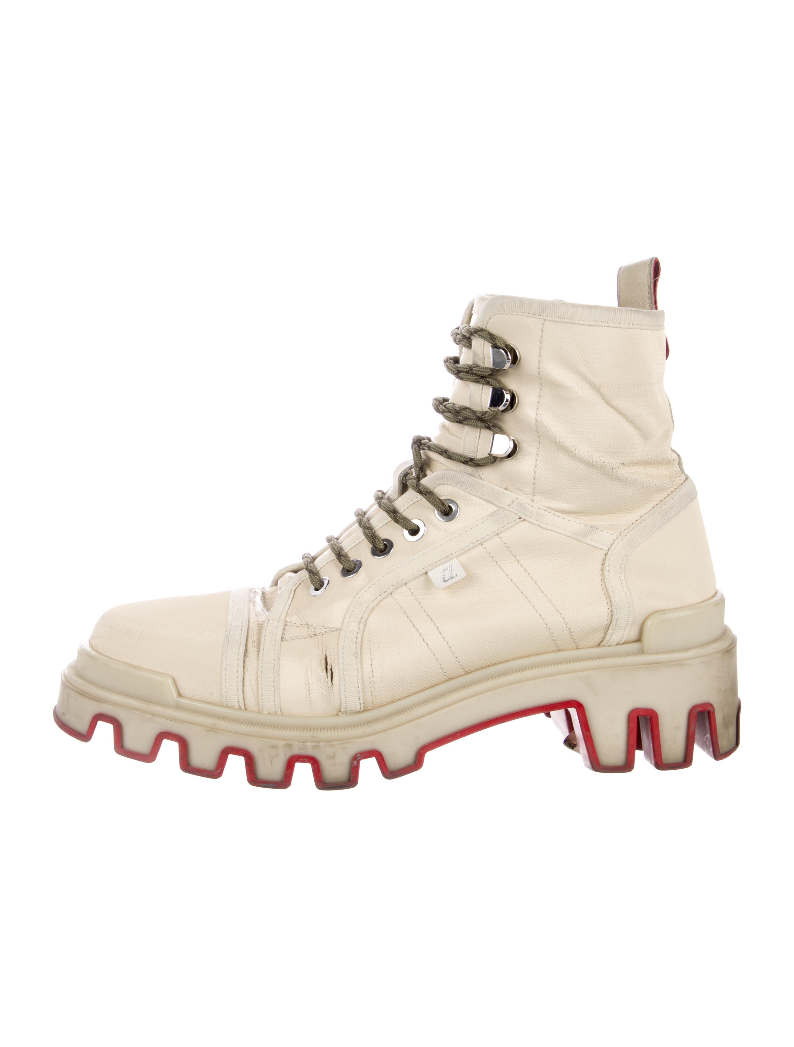 Christian Louboutin Lace-Up Boots