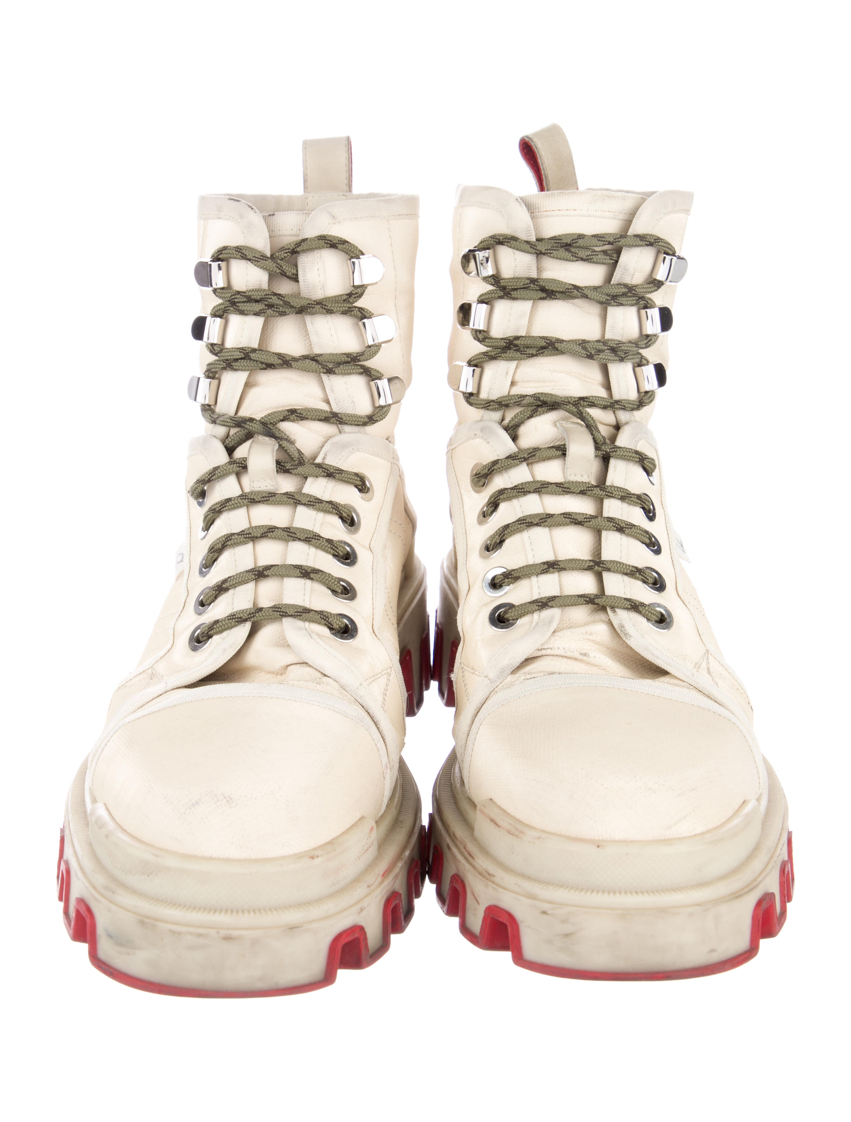 Christian Louboutin Lace-Up Boots