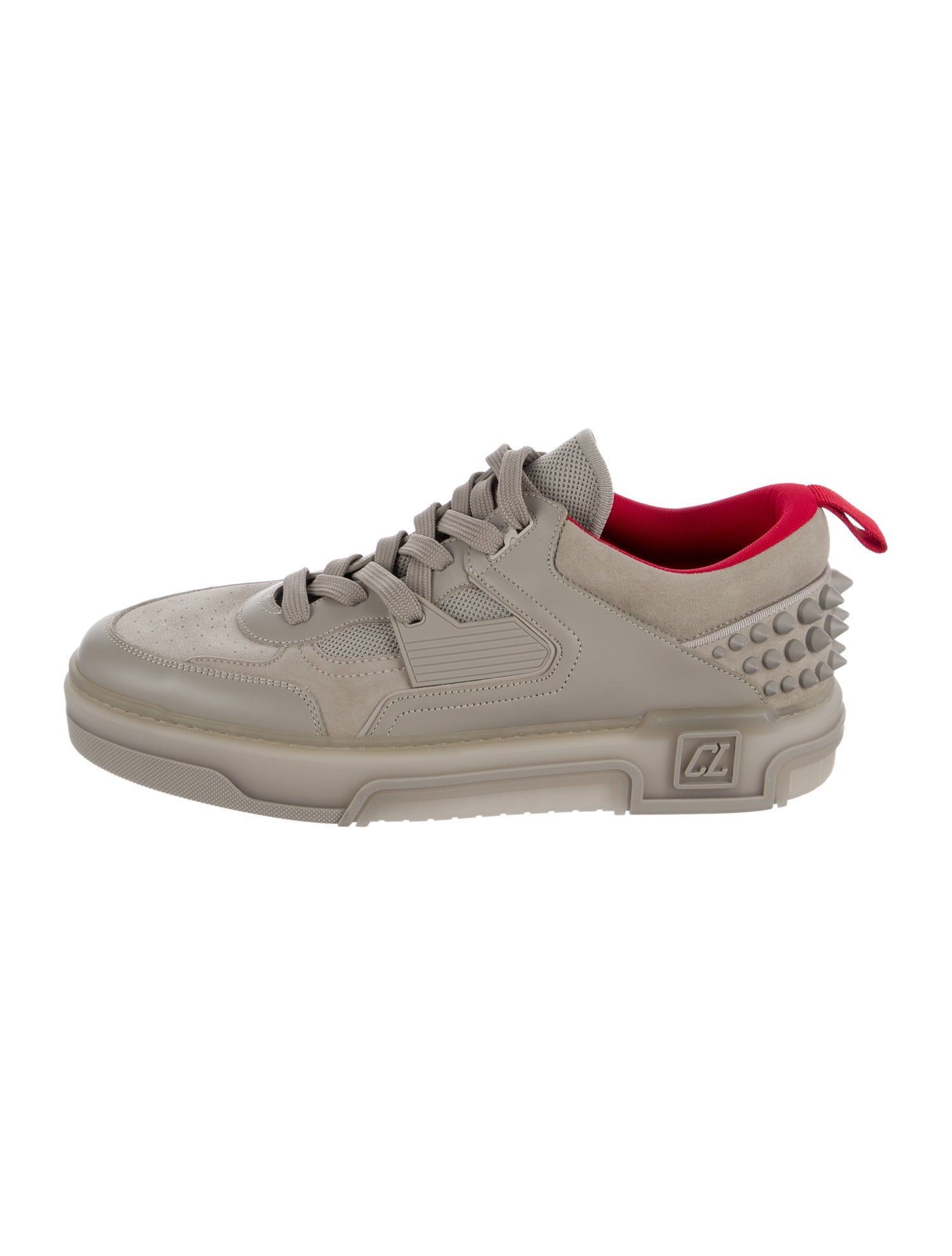 Vivienne Westwood Triple Tongue Embossed Sneakers - Neutrals