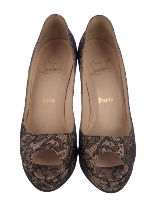 Christian Louboutin Lace Lace Pattern Pumps
