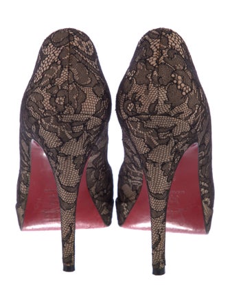 Christian Louboutin Lace Lace Pattern Pumps