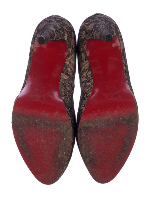 Christian Louboutin Lace Lace Pattern Pumps