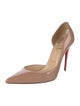 Christian Louboutin Patent Leather D'Orsay Pumps