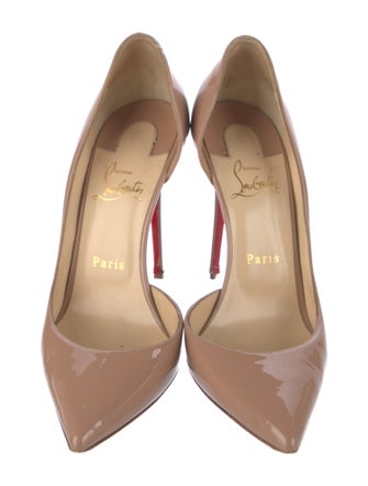 Christian Louboutin Patent Leather D'Orsay Pumps