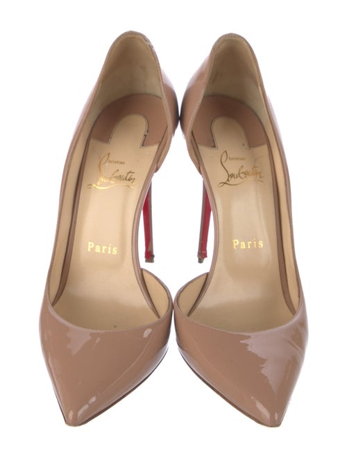 Christian Louboutin Patent Leather D'Orsay Pumps