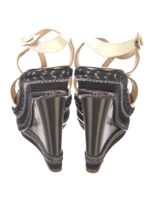 Christian Louboutin Patent Leather T-Strap Sandals