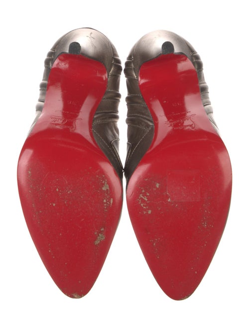 Christian Louboutin Leather Moto Boots