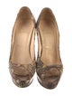 Christian Louboutin Python Animal Print Pumps