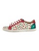 Christian Louboutin Patent Leather Printed Sneakers