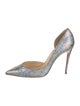 Christian Louboutin Suede D'Orsay Pumps